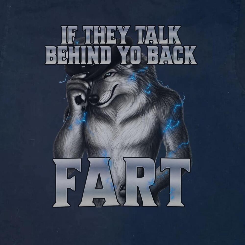 Vintage style funny wolf shirt